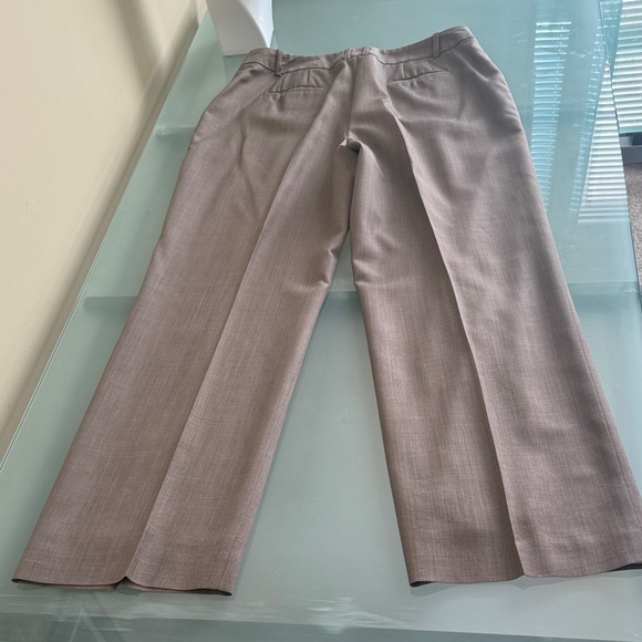 Ann Taylor Pants Ann Taylor Wool Blend Brown High Rise Wide Leg Pants size 14 - Picture 3 of 9